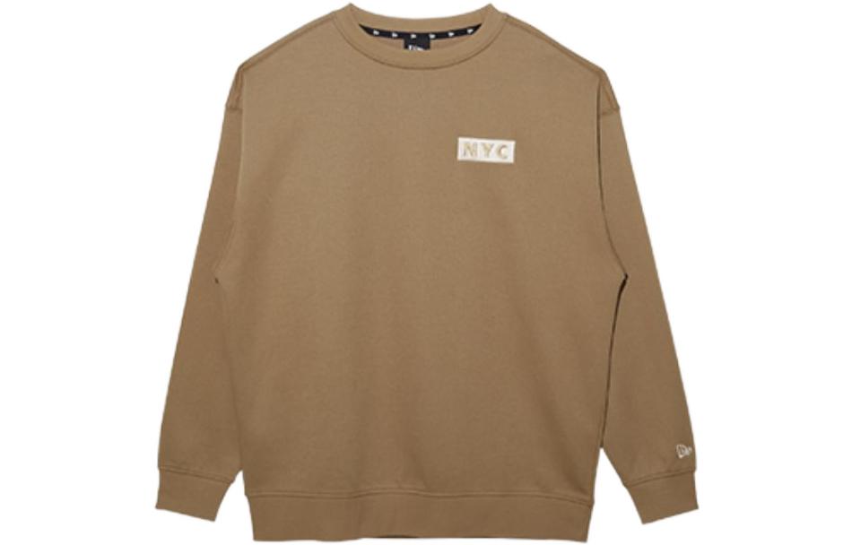 New Era FW22 NYC Crewneck Pullover Sweatshirt Unisex Sand Color 13470712