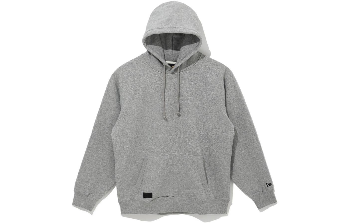New Era FW22 Solid Color Casual Pullover Sweatshirt Unisex Gray 13338580