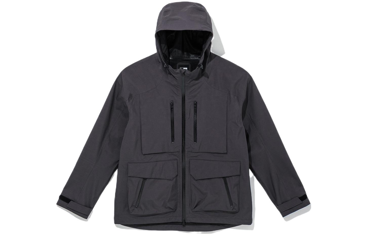 New Era FW22 Solid Color Hoodie Jacket Black 13338605