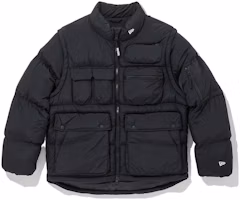 Order New Era FW22 男女通用黑色可拆式領子長袖外套 13338562