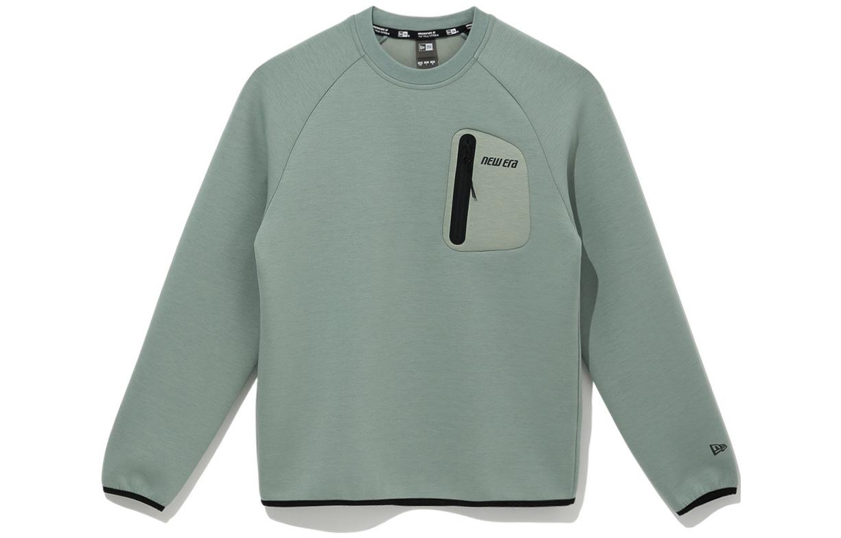 New Era FW22 Unisex Urban Training Side Zip Pocket Hoodie Gray Green 13338589