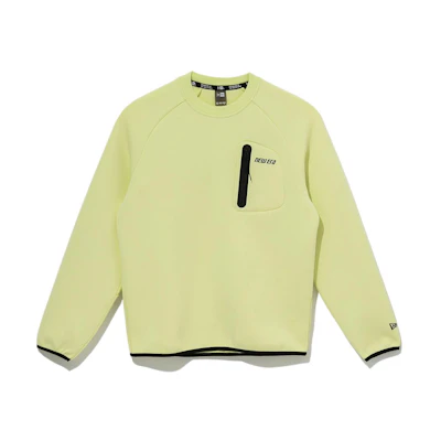 New Era FW22 Yellow Logo Crewneck Pullover Sweatshirt Unisex 13338588