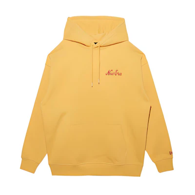 New Era FW22 Yellow Printed Hoodie Unisex Long Sleeve 13353724