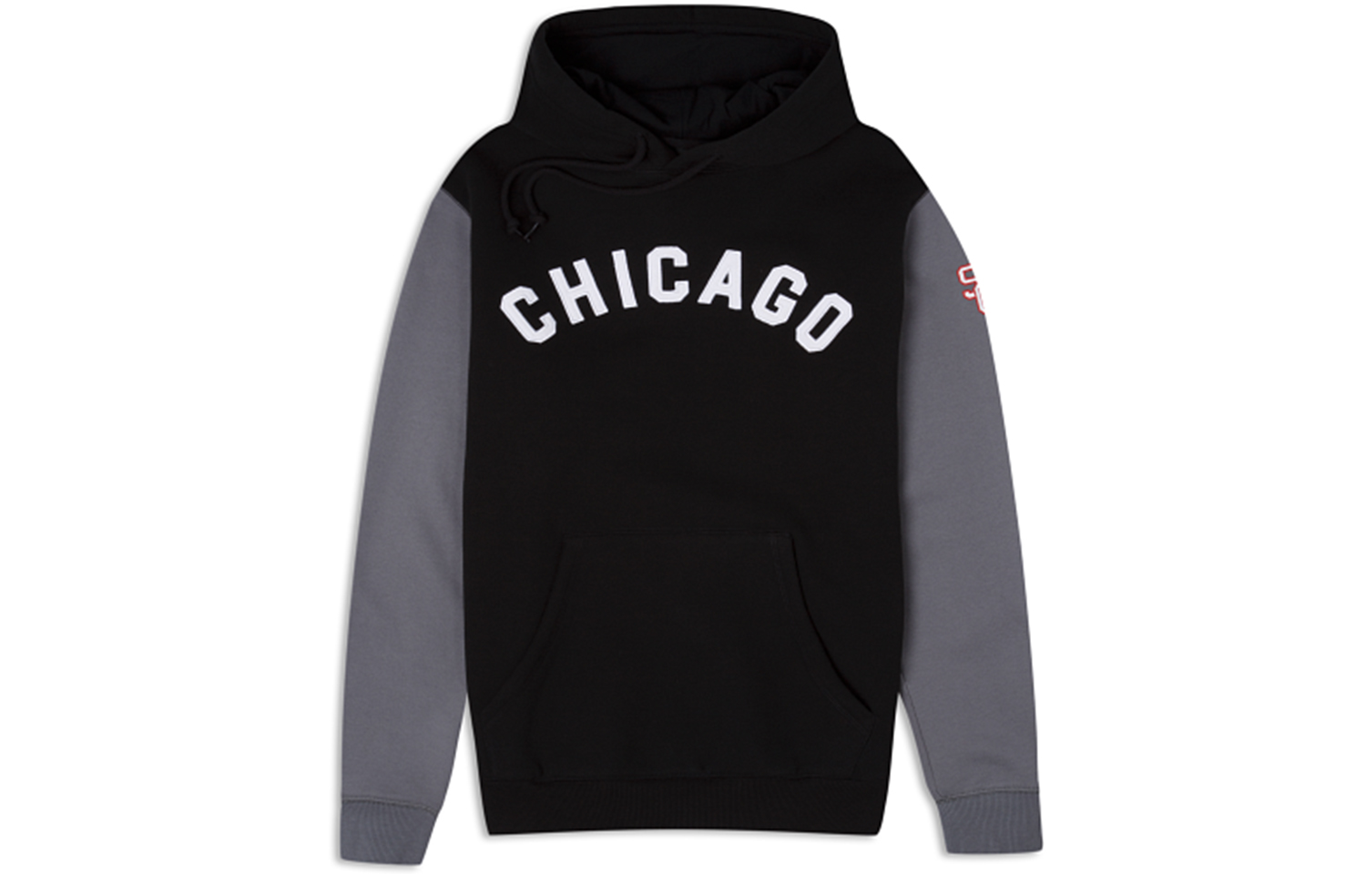 New Era FW23 Alphabet Pattern Hoodie Unisex Black/Grey 60416558