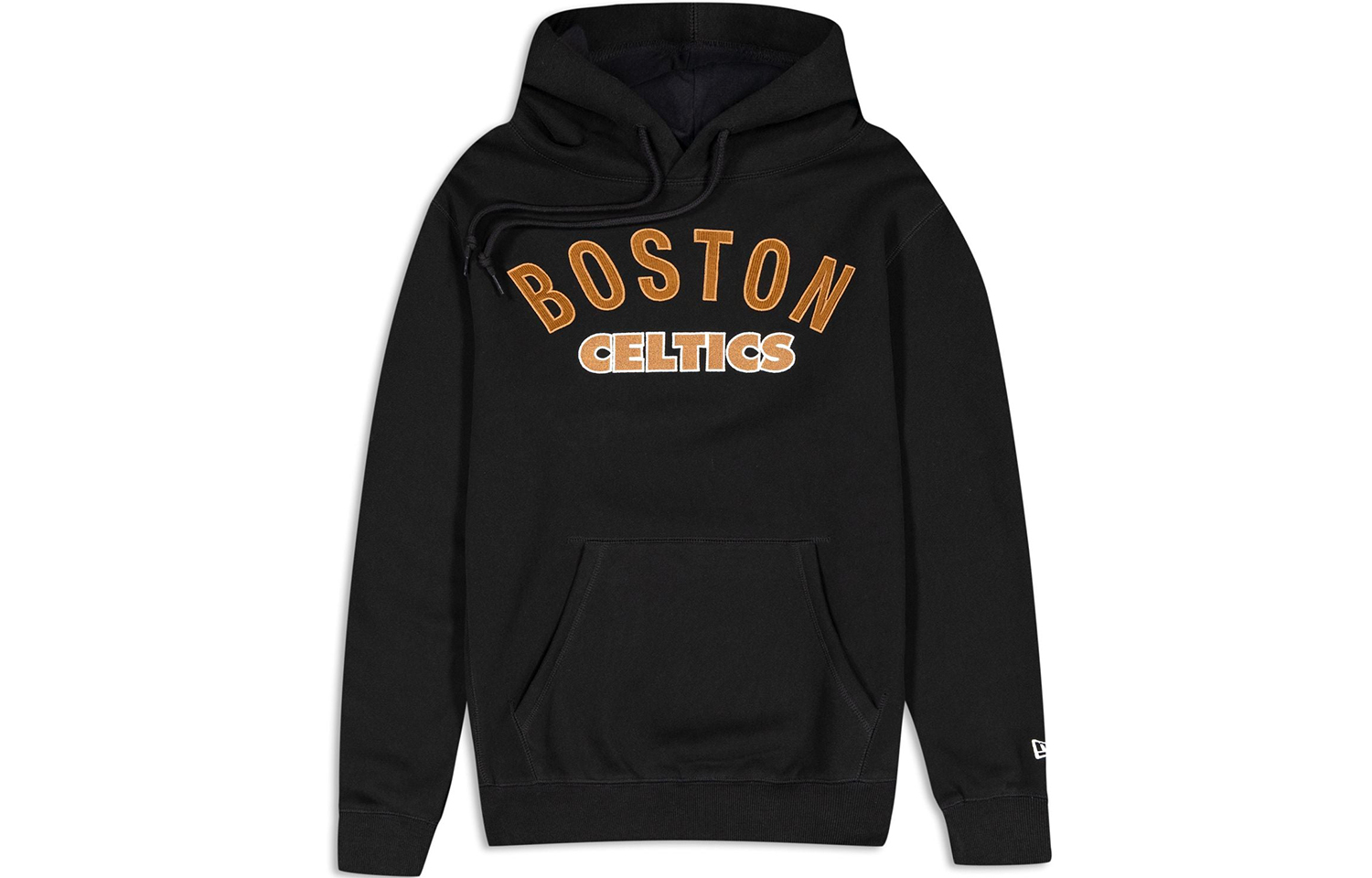 New Era FW23 Boston Celtics Letter Graphic Hoodie Unisex Black 60487628