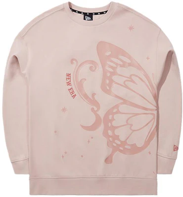 New Era FW23 蝴蝶印花粉色圓領衛衣 男女款 限量版 13789253 Buy New Era FW23 蝴蝶印花粉色圓領衛衣 男女款 限量版 13789253