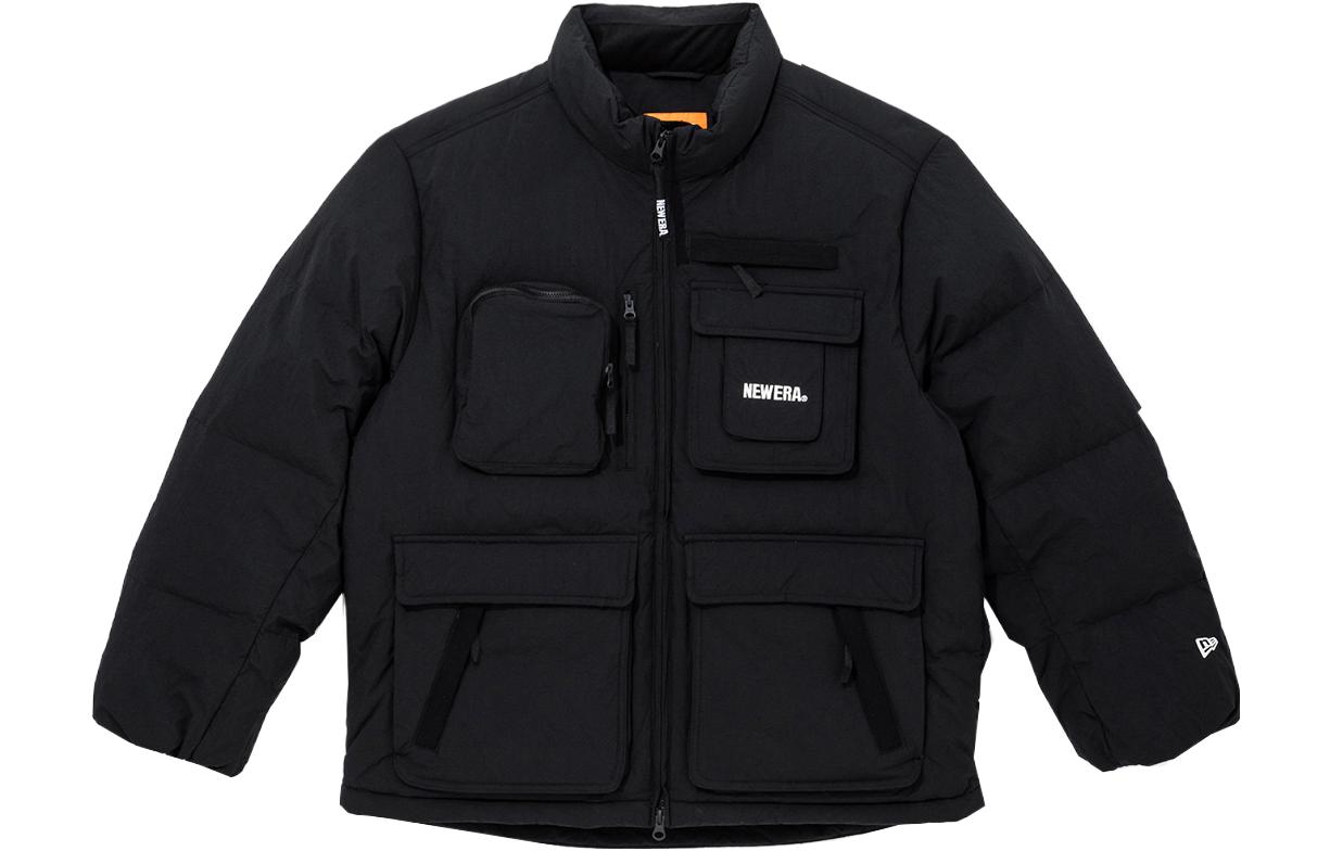 New Era FW23 Casual Stand Collar Jacket with Multi-Pockets 13944723