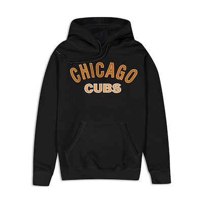 New Era FW23 Chicago Cubs Letter Graphic Hoodie Unisex Black 60487624