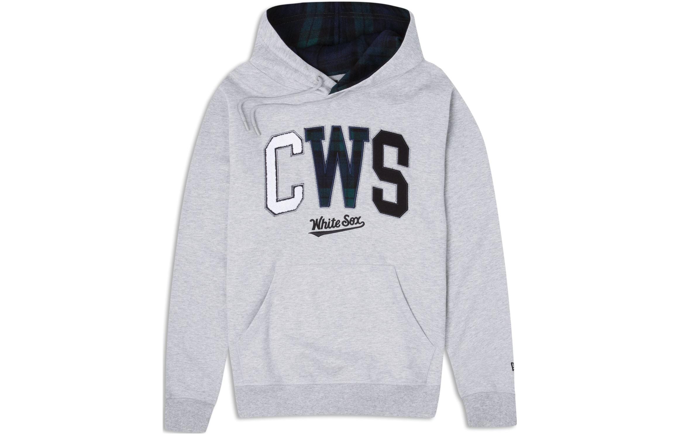 New Era FW23 Chicago White Sox Letter Hoodie Unisex Grey 60430690