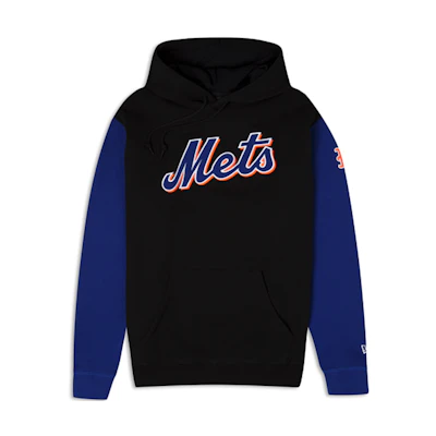 New Era FW23 Colorblock Letter Graphic Long Sleeve Sweatshirt Blue Unisex 60416564