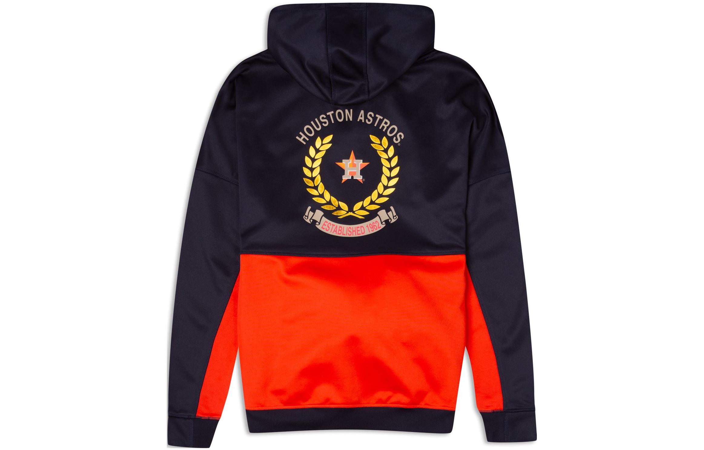 New Era FW23 Colorblocked Letter Print Hoodie Unisex - Black 60421288