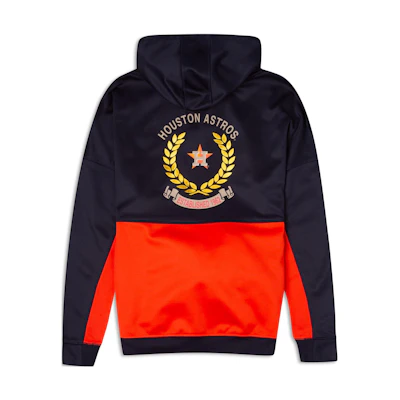 New Era FW23 Colorblocked Letter Print Hoodie Unisex - Black 60421288