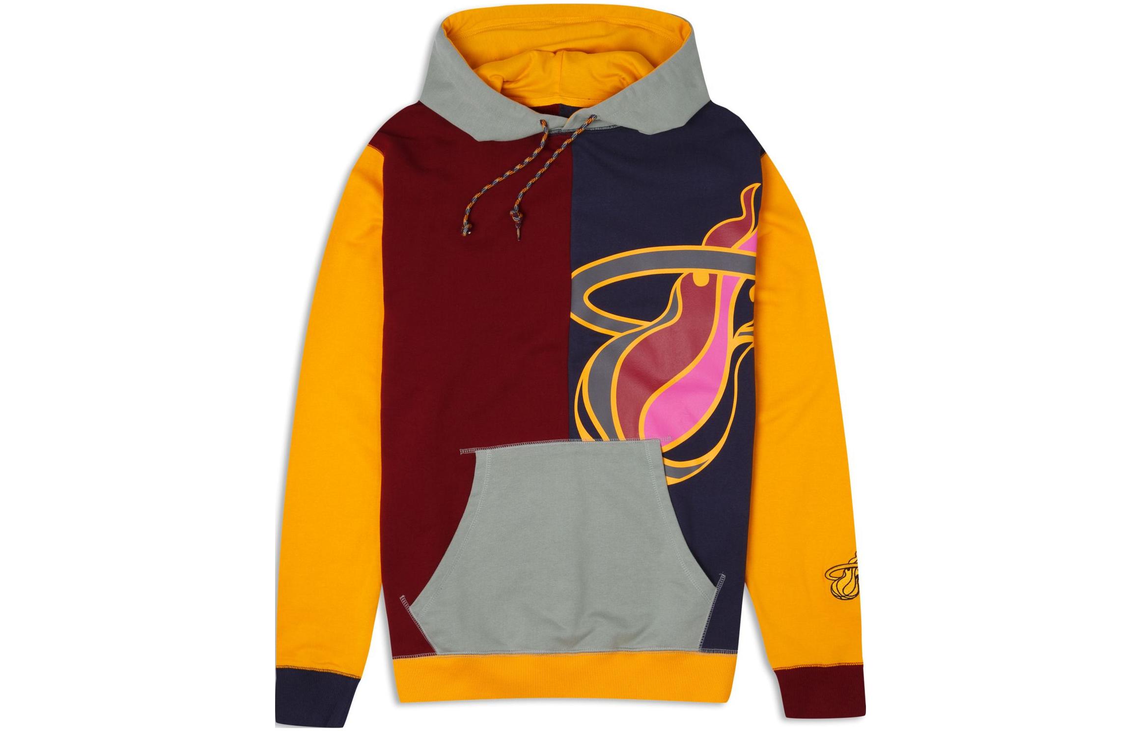 New Era FW23 Contrast Hoodie Unisex Yellow/Grey 60409875