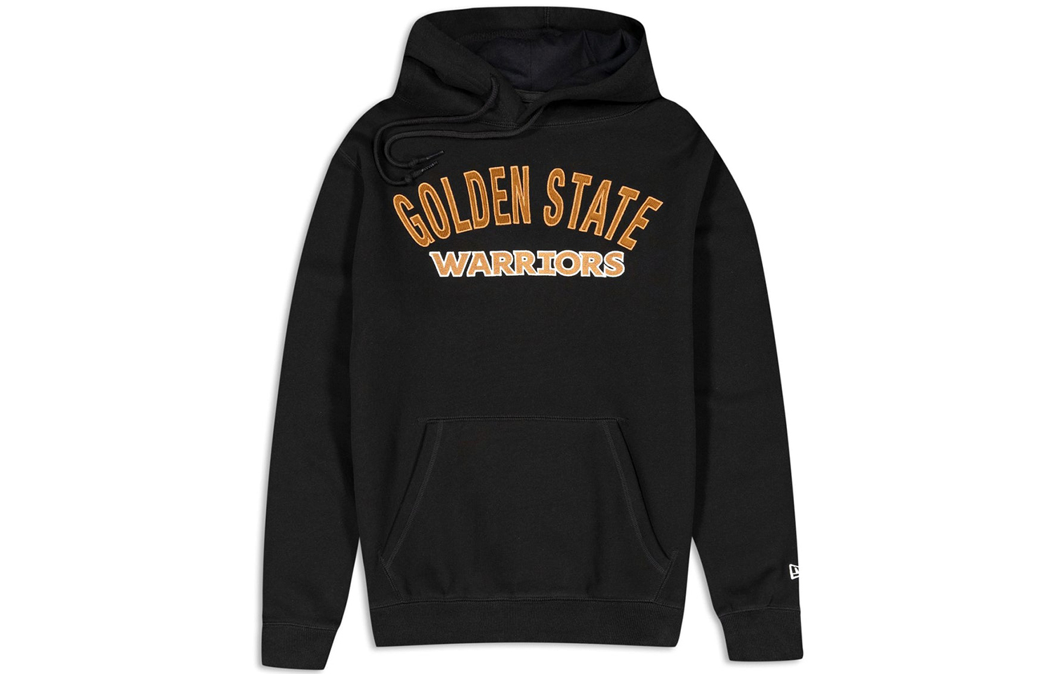 New Era FW23 Golden State Warriors Logo Hoodie Unisex Black 60487631