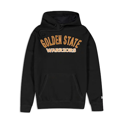 New Era FW23 Golden State Warriors Logo Hoodie Unisex Black 60487631