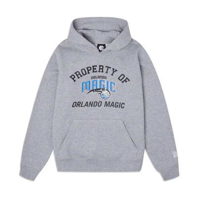 New Era FW23 Graphic Letter Print Hoodie Unisex Grey 60349338