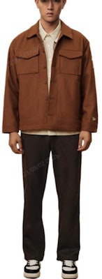 뉴에라 FW23 핸드메이드 자수 캐주얼 자켓 브라운 에디션. 13789097 Shop 뉴에라 FW23 핸드메이드 자수 캐주얼 자켓 브라운 에디션. 13789097