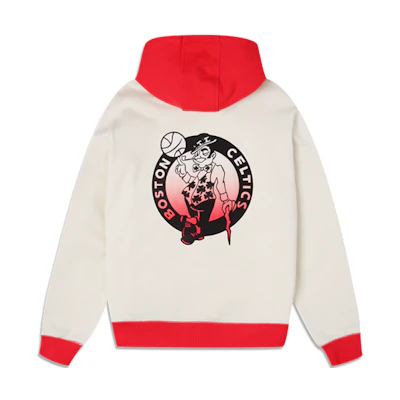 New Era FW23 Hoodie Cartoon Letter Print Back Graphic Unisex White 60335882
