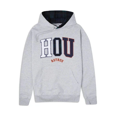 New Era FW23 Houston Astros Letter Logo Hoodie Unisex Gray 60430686