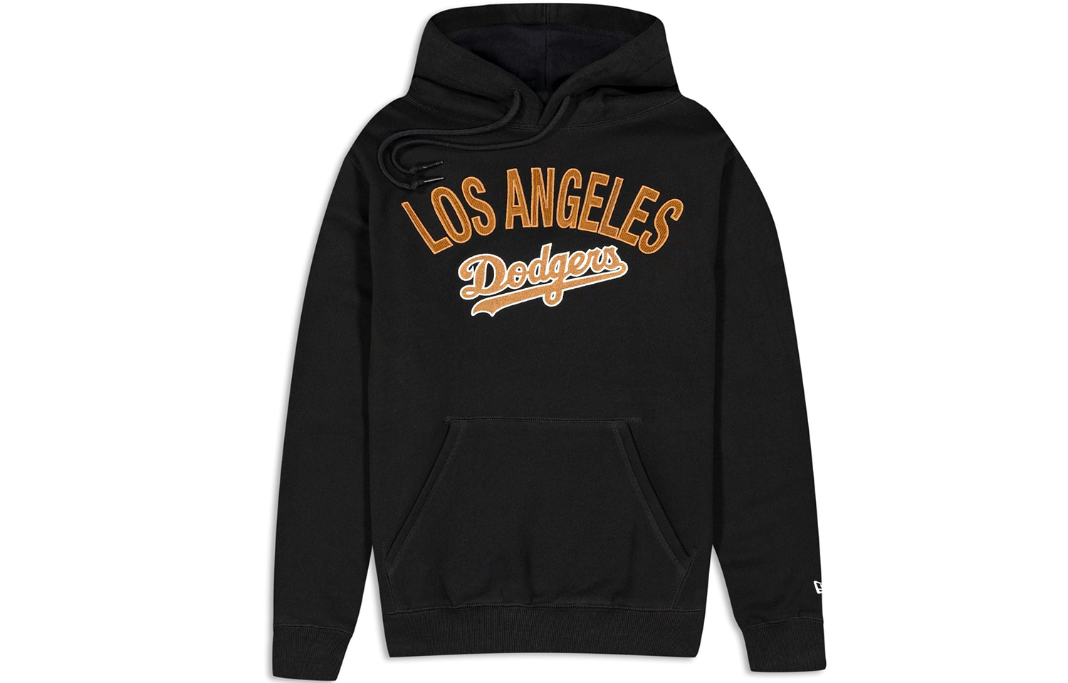 New Era FW23 LA Dodgers Letter Logo Hoodie Unisex Black 60487626
