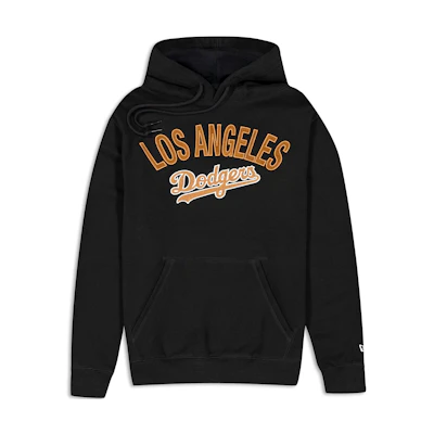New Era FW23 LA Dodgers Letter Logo Hoodie Unisex Black 60487626