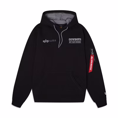 New Era FW23 Letter Print Hoodie Black Unisex 13117775