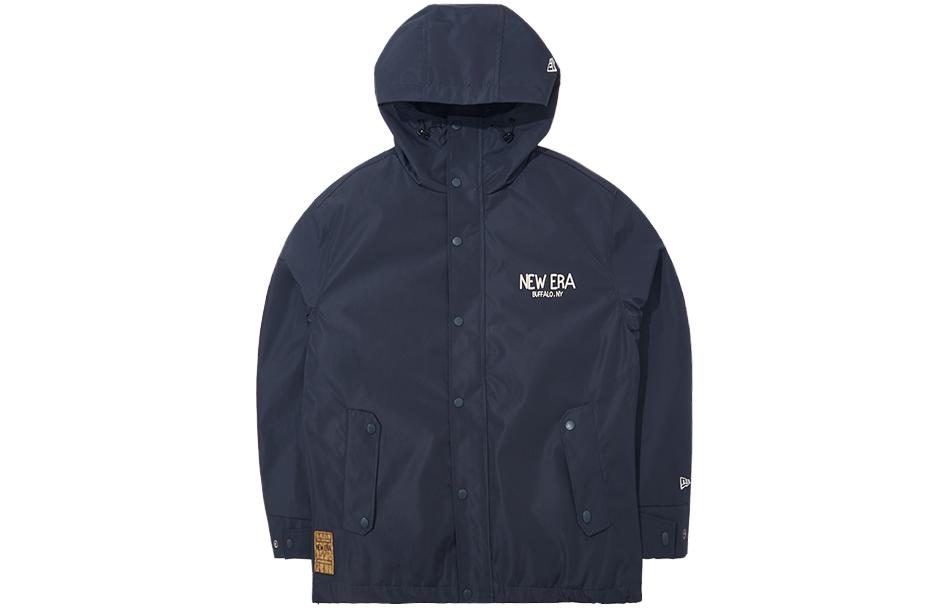 New Era FW23 Logo Print Camping Series Navy 3-in-1 Hooded Jacket for Men. 13789239