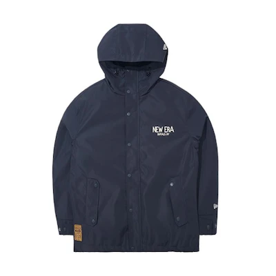 New Era FW23 Logo Print Camping Series Navy 3-in-1 Hooded Jacket for Men. 13789239