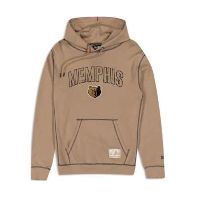 New Era FW23 Memphis Grizzlies Logo Letter Hoodie Brown Unisex 60430772