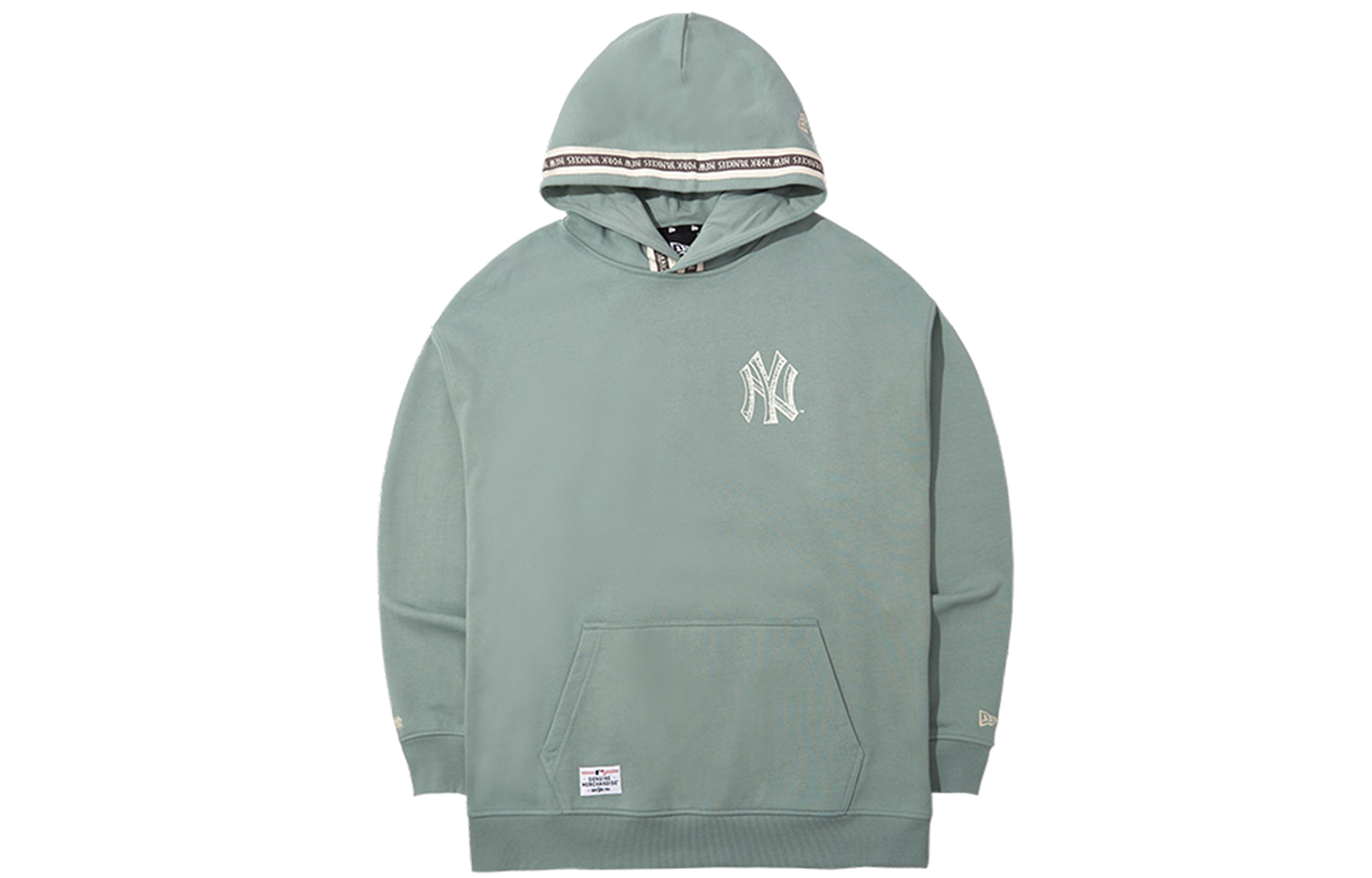 New Era FW23 MLB Ancient Civilization NY Yankees Retro Hoodie Unisex Green 14112231