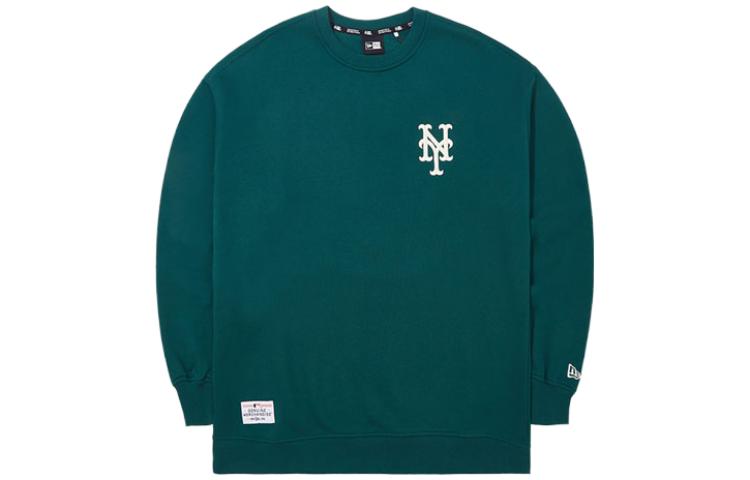 New Era FW23 MLB Embroidered Crewneck Sweatshirt Unisex Navy Blue 13781155