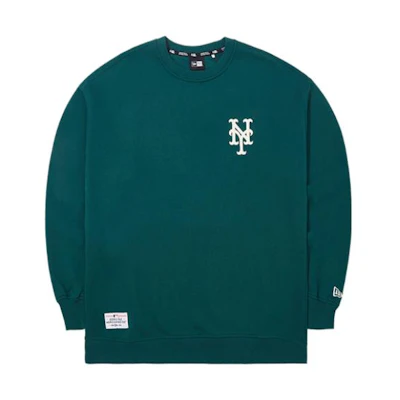 New Era FW23 MLB Embroidered Crewneck Sweatshirt Unisex Navy Blue 13781155