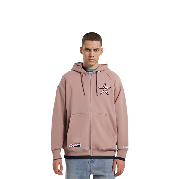 Lookbook 뉴에라 FW23 MLB 휴스턴 애스트로스 로고 자수 후드 핑크 유니섹스. 13789217