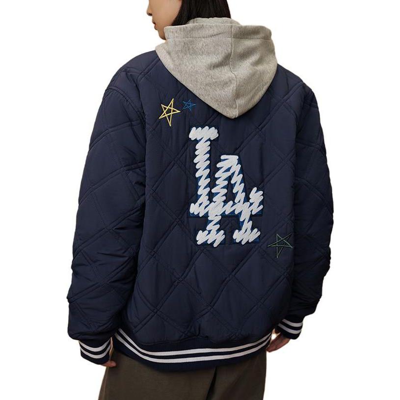 Shop New Era FW23 MLB 洛杉磯道奇刺繡外套 海軍藍 男女款 13789121