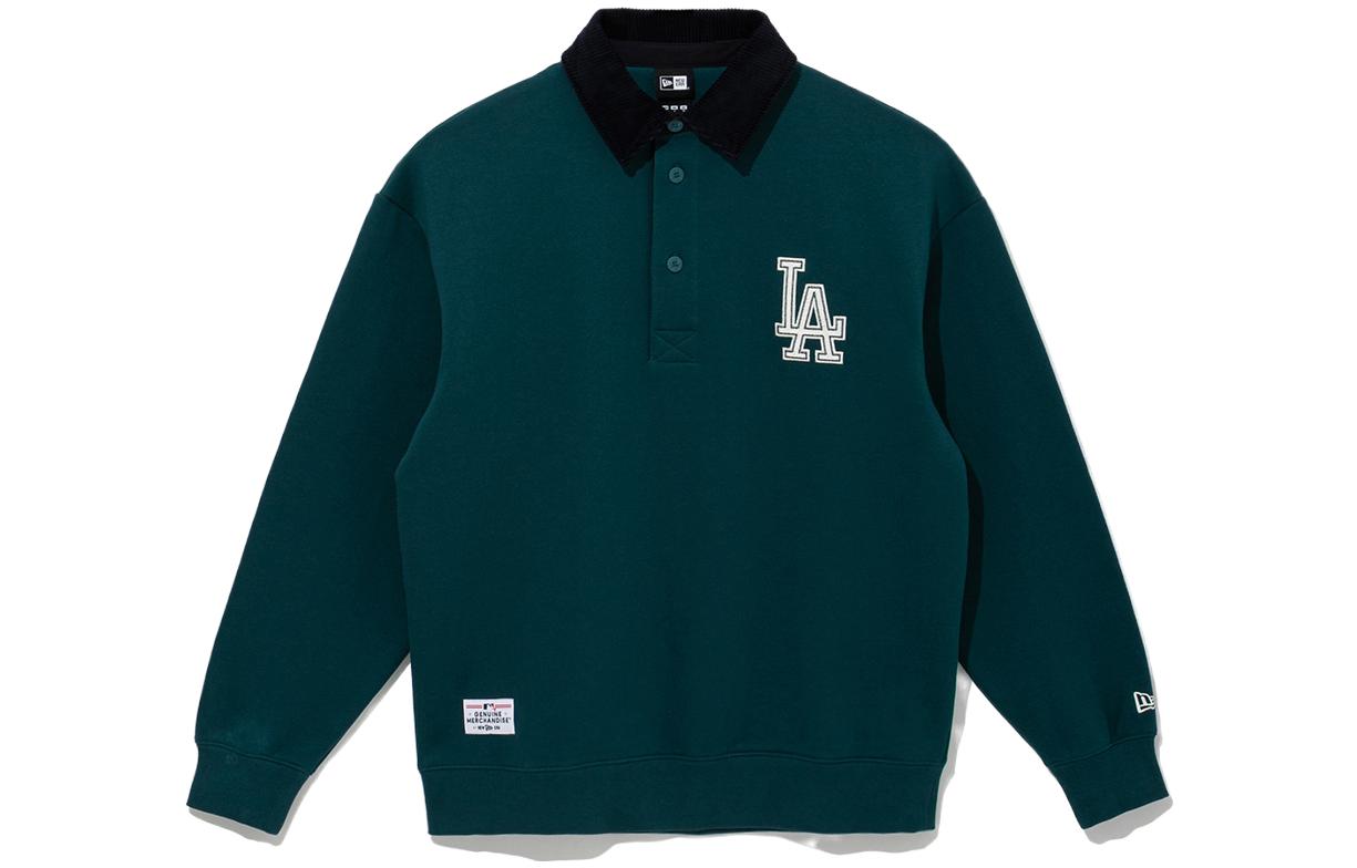 New Era FW23 MLB Los Angeles Dodgers Pullover Sweatshirt Teal Unisex 13781119