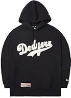 New Era FW23 MLB Los Angeles Dodgers Retro Loose Fit Embroidered Hoodie Black 13781132 New Era FW23 MLB Los Angeles Dodgers Retro Loose Fit Embroidered Hoodie Black 13781132