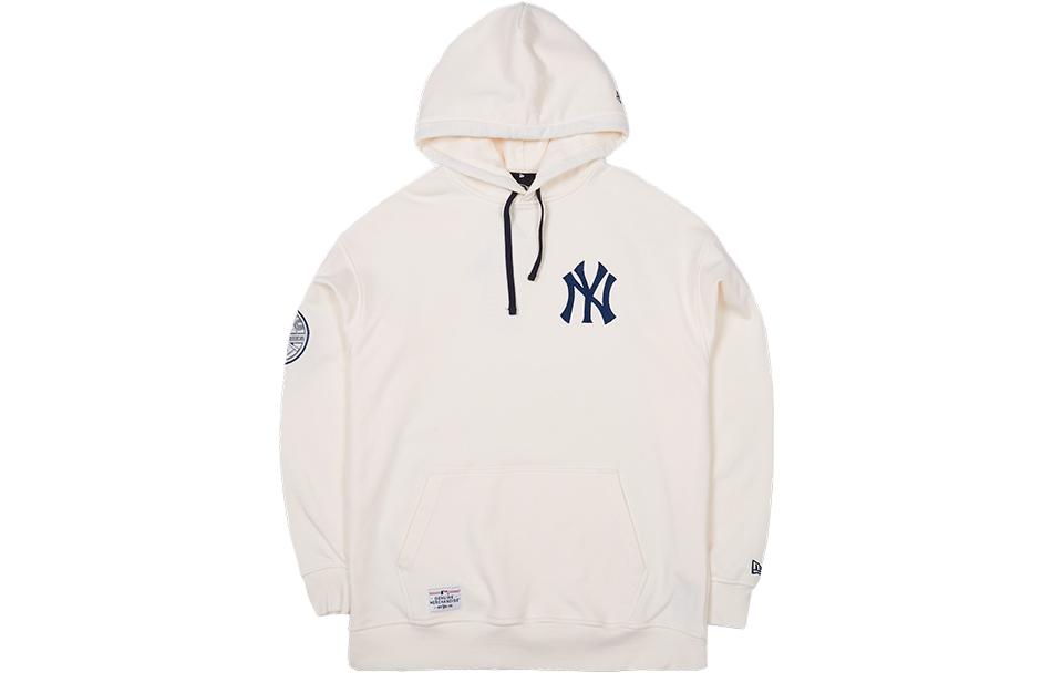 New Era FW23 MLB New York Yankees Letter Print Pullover Hoodie Unisex 13732636