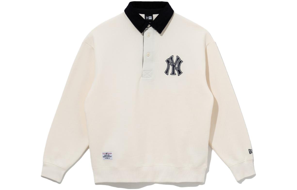New Era FW23 MLB New York Yankees Pullover Sweatshirt Ivory Unisex 13781118