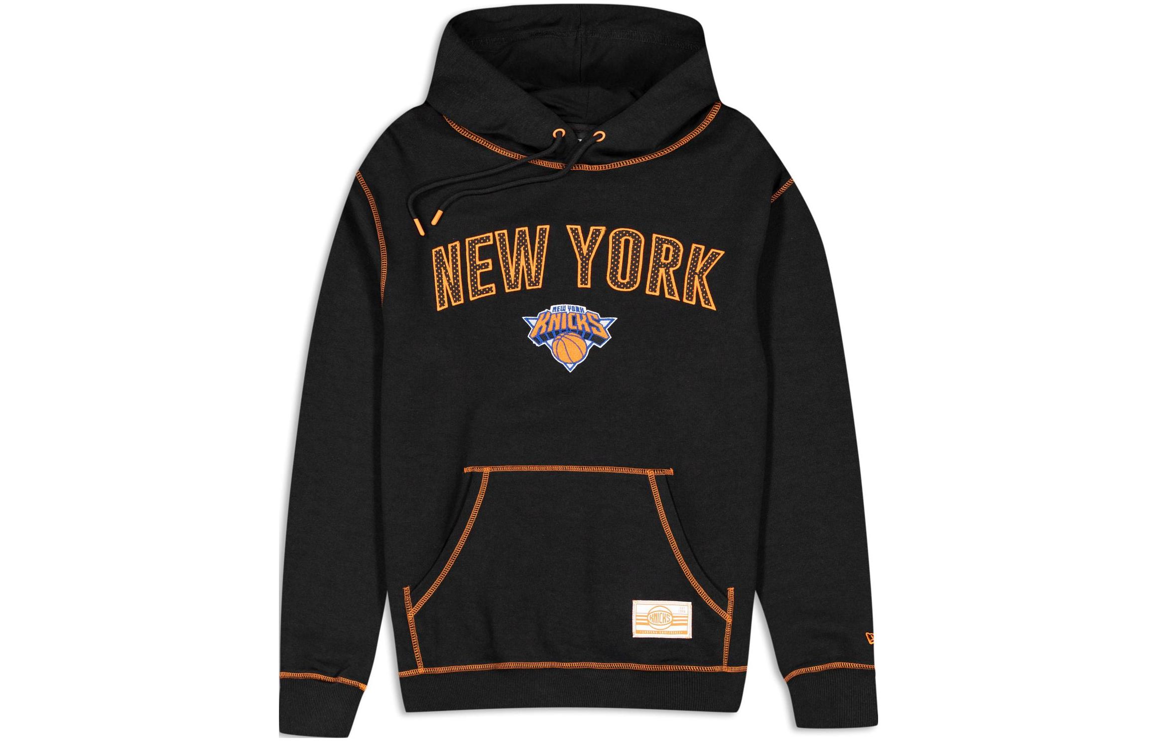 New Era FW23 New York Knicks Logo Hoodie Unisex Black 60429299
