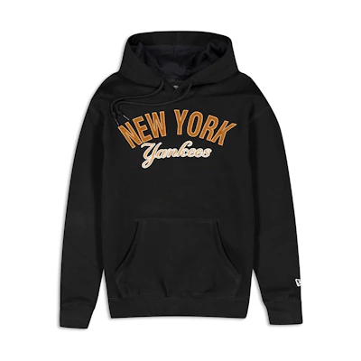New Era FW23 New York Yankees Logo Hoodie Black Unisex 60487627