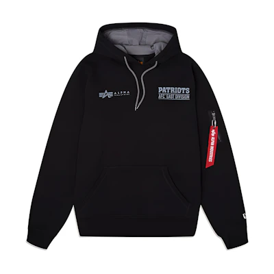 New Era FW23 Unisex Letter Print Hoodie Black 13117762
