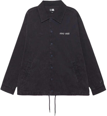 New Era FW24 1990s Skateboarding Series Oversized Washed Black Jacket Unisex. 14385262 Order New Era FW24 1990s Skateboarding Series Oversized Washed Black Jacket Unisex. 14385262