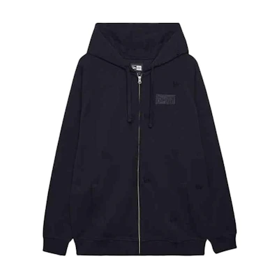 New Era FW24 All-Over Print Logo Hoodie Unisex Black 14385206