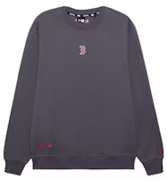 New Era FW24 Boston Red Sox Embroidered Crewneck Sweatshirt Unisex Gray 14397934 New Era FW24 Boston Red Sox Embroidered Crewneck Sweatshirt Unisex Gray 14397934