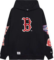 Order New Era FW24 MLB 波士頓紅襪 NY 連帽黑色男女同款街頭服飾 14385099