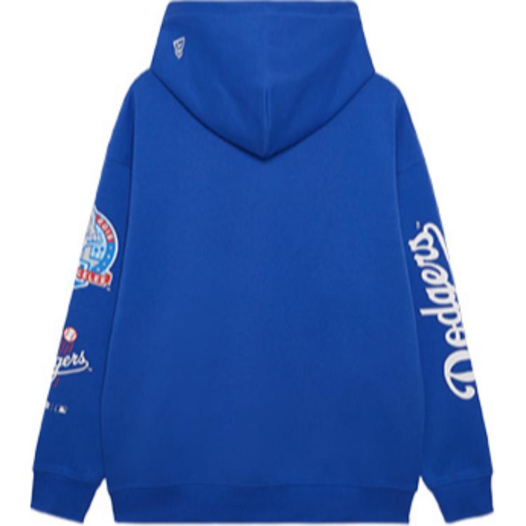 New Era FW24 MLB LA Dodgers NY Oversized Street Hoodie Unisex Blue 14385098 圖 3
