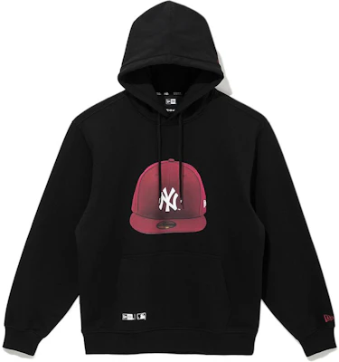 New Era FW24 MLB Logo Print Black Hoodie Unisex Long Sleeve Pullover 14397993 Order New Era FW24 MLB Logo Print Black Hoodie Unisex Long Sleeve Pullover 14397993
