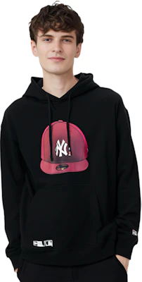 New Era FW24 MLB Logo Print Black Hoodie Unisex Long Sleeve Pullover 14397993 Shop New Era FW24 MLB Logo Print Black Hoodie Unisex Long Sleeve Pullover 14397993