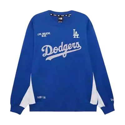 New Era FW24 MLB New York Yankees Pullover Crewneck Sweatshirt Blue Unisex 14397975
