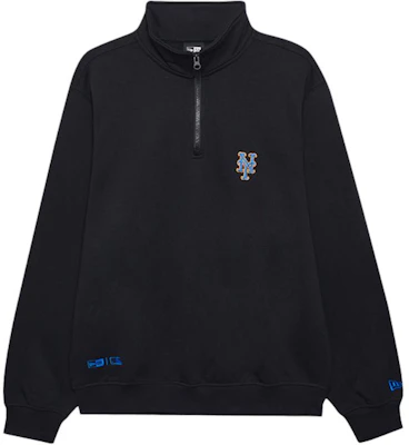 New Era FW24 MLB NY Mets Half-Zip Embroidered Long Sleeve Unisex Sweatshirt Black 14397951 Buy New Era FW24 MLB NY Mets Half-Zip Embroidered Long Sleeve Unisex Sweatshirt Black 14397951